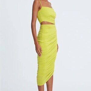Halston Heritage Averie Draped Cocktail Dress